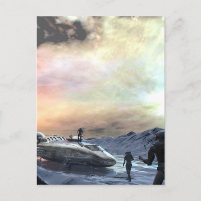 Cartão Postal mundo do sol gêmeo (Frente)