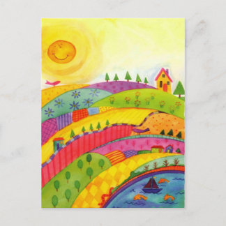 Cartão Postal mundo maravilhoso