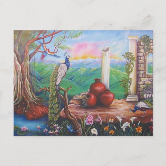 Cartão Postal Mundo perdido (Frente)