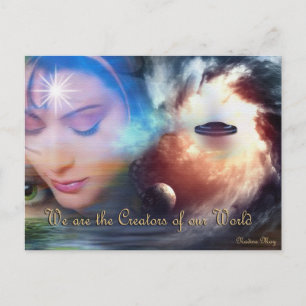 Cartão Postal Mundos Multidimensionais