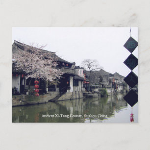 Cartão Postal Município de Suzhou/Cumprimentos de Primavera da C