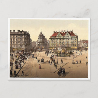 Cartão Postal Munique a partir do Carlsthor (ou seja, Karlstor)