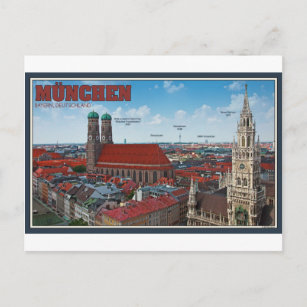 Cartão Postal Munique Cityscape