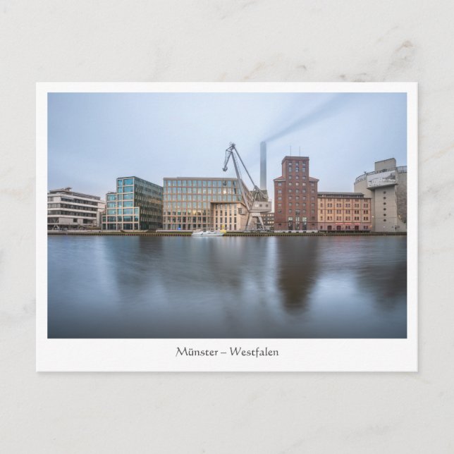 Cartão Postal Münster Alemanha (Frente)