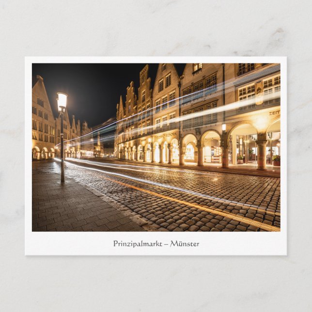 Cartão Postal Münster Alemanha (Frente)