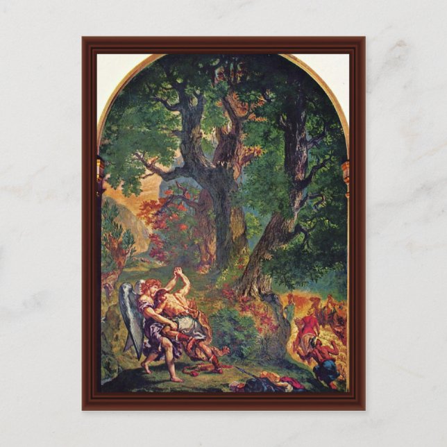 Cartão Postal Murais De Sulpice-Santo Na Capela De Paris (Frente)