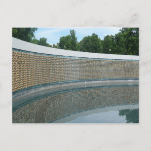 Cartão Postal Mural da Liberdade do Memorial da II Guerra Mundia