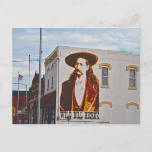 Cartão Postal Mural de Wild Bill Hickok, Abilene, Kansas