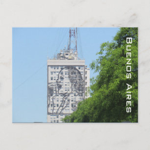 Cartão Postal mural eva peron