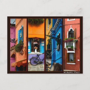 Cartão Postal Murano, Itália 4 Personalizado para Colagem de Fot