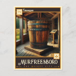 Cartão Postal Murfreesboro, Tennessee   Vintage