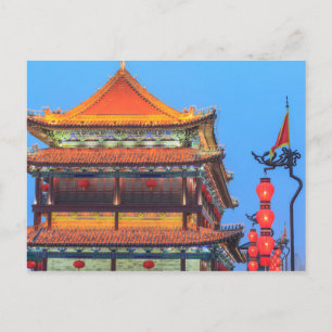 Cartão Postal Muro da Cidade de Xi'An