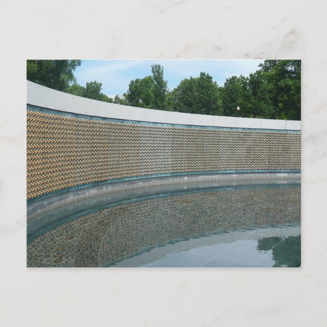 Cartão Postal Muro da Liberdade do Memorial da Segunda Guerra Mu (Frente)