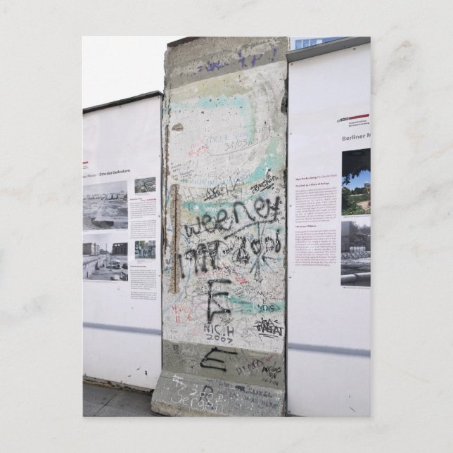 Cartão Postal Muro de Berlim (Frente)