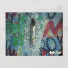 Cartão Postal Muro de Berlim - Dois Dias Após - 1989