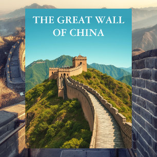 Cartão Postal Muro de Excelente da China - Vintage