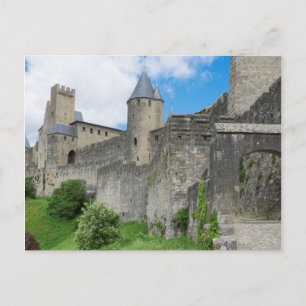 Cartão Postal Muro Fortificado de Carcassonne