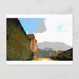 Cartão Postal Muros da cidade de Carcassonne