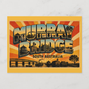 Cartão Postal Murray Bridge Austrália Meridional Cidade Históric