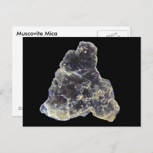 Cartão Postal Muscovite Mica Mineral Rock Nature Fotografia
