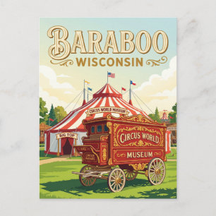 Cartão Postal Museu Circus World EUA