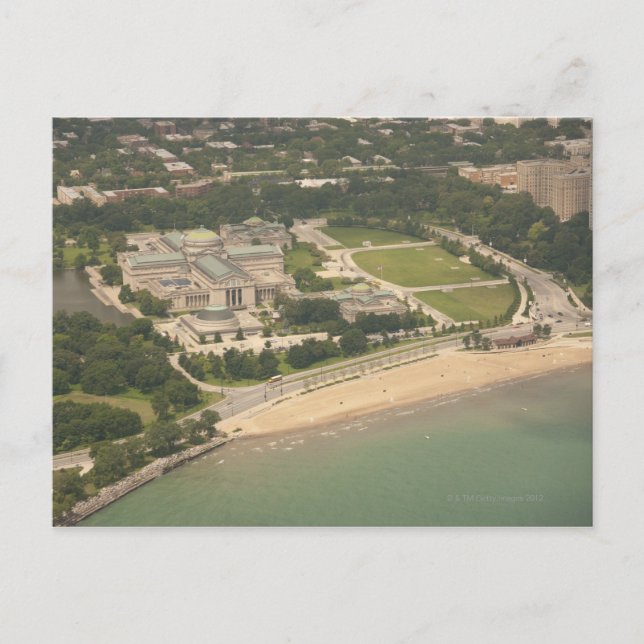 Cartão Postal museu da ciência e indústria Chicago Illinois (Frente)