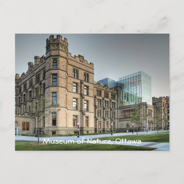 Cartão Postal Museu da Natureza, Ottawa. (Frente)