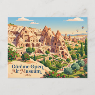 Cartão Postal Museu de Ar ao Ar Goreme Turquia
