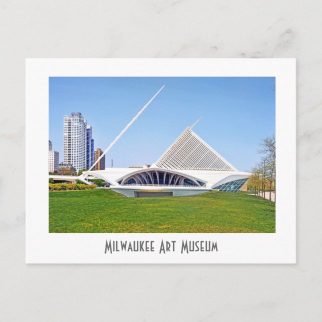 Cartão Postal Museu de Arte de Milwaukee (Frente)