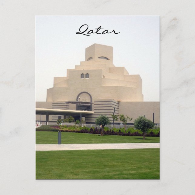 Cartão Postal museu de arte doha (Frente)
