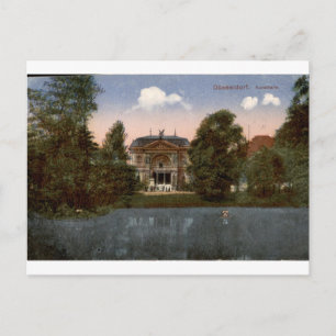 Cartão Postal Museu de Arte Vintage Dusseldorf Kunsthalle