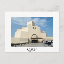 Cartão Postal Museu de Artes Islâmicas, Cartaz Branco do Catar