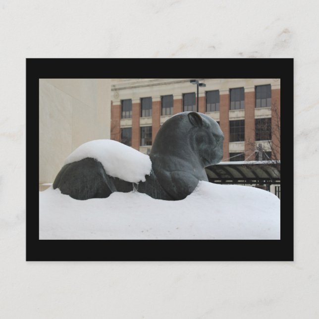 Cartão Postal Museu de História Natural, Ann Arbor, MI Cartão-po (Frente)