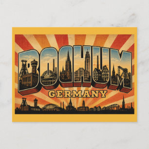 Cartão Postal Museu de Mineração de Bochum Alemanha