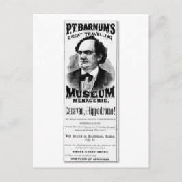 Cartão Postal Museu de Viagem Excelente de P.T. Barnum Menagerie