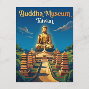 Cartão Postal Museu do Buda Fo Guang Shan Taiwan