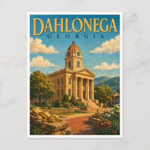 Cartão Postal Museu do Ouro Dahlonega Geórgia GeoSaga