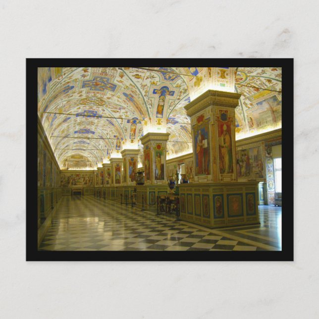 Cartão Postal museu do vaticano (Frente)