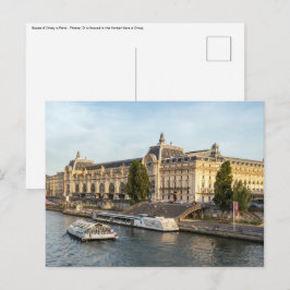 Cartão Postal Museu d'Orsay Famoso - Paris, França, Europa