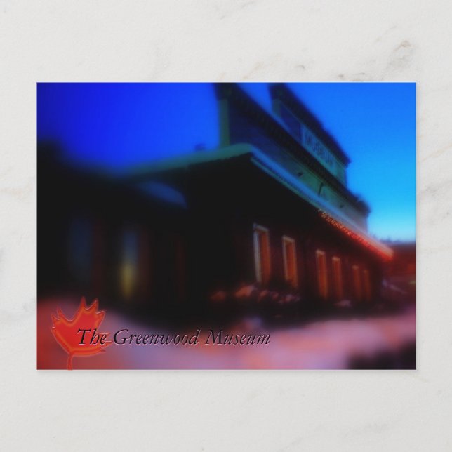 Cartão Postal Museu Greenwood (Frente)
