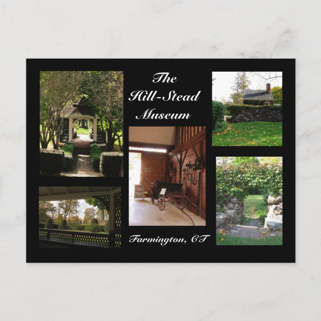 Cartão Postal Museu Hill-Stead, Farmington, CT (Frente)