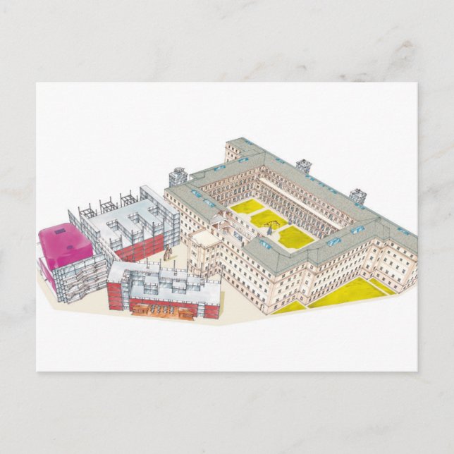 Cartão Postal Museu Nacional Centro de Arte Rainha Sofia. (Frente)