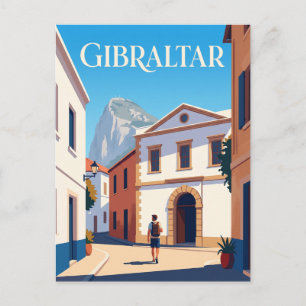Cartão Postal Museu Nacional de Gibraltar Gibraltar