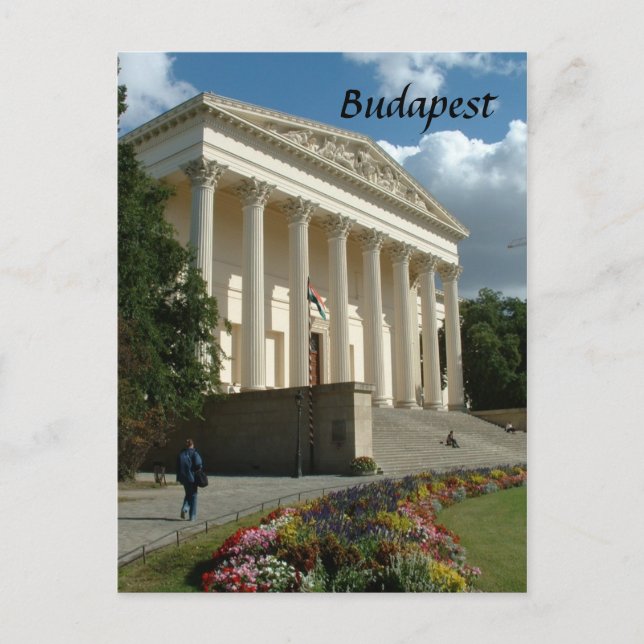 Cartão Postal Museu Nacional Húngaro (Frente)