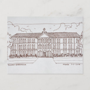Cartão Postal Museu Thyssen-Bornemisza   Madrid, Espanha