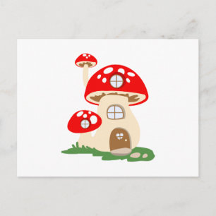Cartão Postal Mushroom House