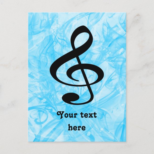 Cartão Postal Música (Frente)