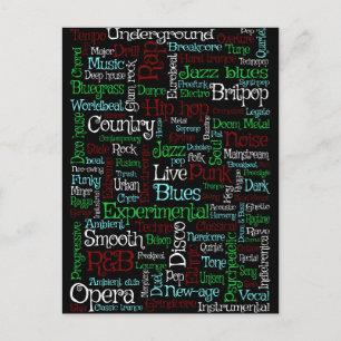 Cartão Postal Música