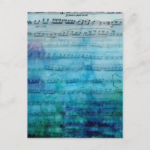 Cartão Postal Música Blue Mood
