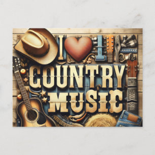 Cartão Postal Música country.
